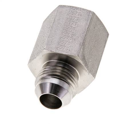 JIC Verloopnippel G1/2'' Binnendraad X UNF 3/4''-16 Buitendraad RVS 275bar