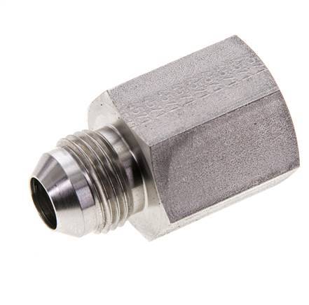 JIC Verloopnippel G1/2'' Binnendraad X UNF 3/4''-16 Buitendraad RVS 275bar