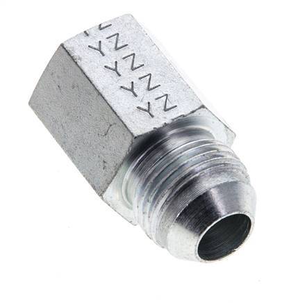 JIC Verloopnippel G3/8'' Binnendraad X UNF 3/4''-16 Buitendraad Staal 275bar