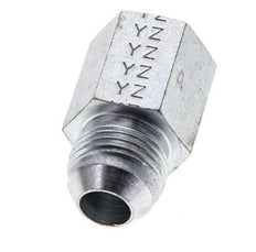 JIC Verloopnippel G3/8'' Binnendraad X UNF 3/4''-16 Buitendraad Staal 275bar