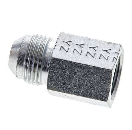 JIC Verloopnippel G3/8'' Binnendraad X UNF 3/4''-16 Buitendraad Staal 275bar