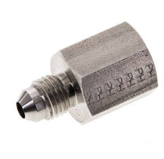 JIC Verloopnippel G1/4'' Binnendraad X UNF 7/16''-20 Buitendraad RVS 310bar