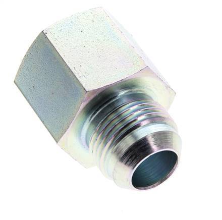 JIC Verloopnippel G3/4'' Binnendraad X UN 1-1/16''-12 Buitendraad Staal 175bar