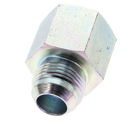 JIC Verloopnippel G3/4'' Binnendraad X UN 1-1/16''-12 Buitendraad Staal 175bar