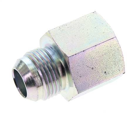 JIC Verloopnippel G3/4'' Binnendraad X UN 1-1/16''-12 Buitendraad Staal 175bar