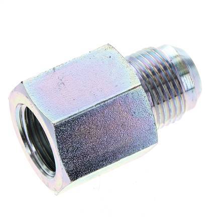 JIC Verloopnippel G1/2'' Binnendraad X UNF 7/8''-14 Buitendraad Staal 210bar