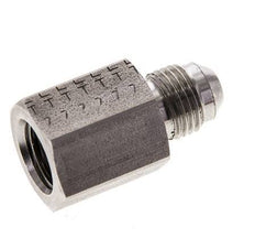JIC Verloopnippel G1/4'' Binnendraad X UNF 1/2''-20 Buitendraad RVS 275bar