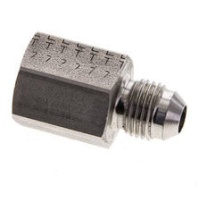 JIC Verloopnippel G1/4'' Binnendraad X UNF 1/2''-20 Buitendraad RVS 275bar