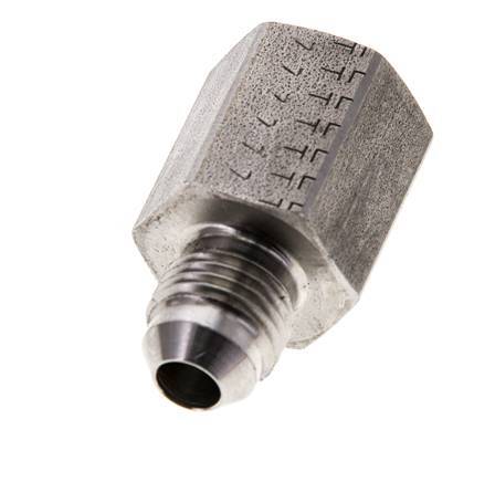 JIC Verloopnippel G1/4'' Binnendraad X UNF 1/2''-20 Buitendraad RVS 275bar