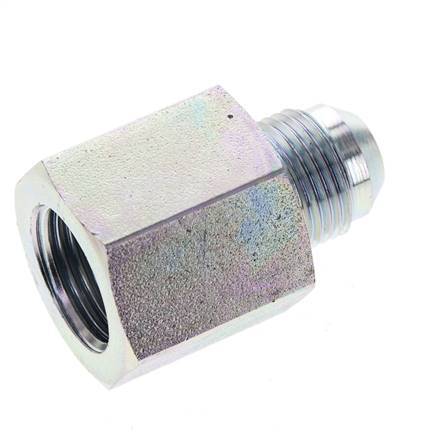 JIC Verloopnippel G1/2'' Binnendraad X UNF 3/4''-16 Buitendraad Staal 275bar