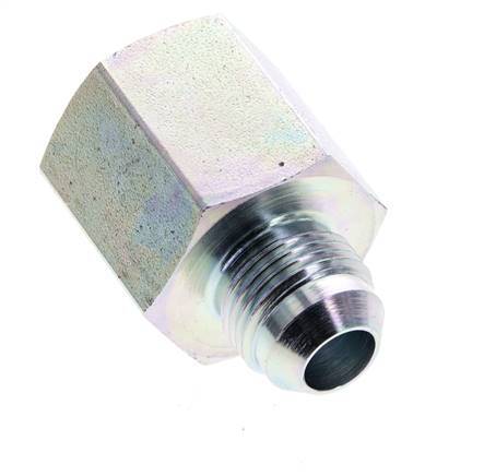 JIC Verloopnippel G1/2'' Binnendraad X UNF 3/4''-16 Buitendraad Staal 275bar
