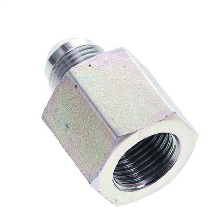 JIC Verloopnippel G1/2'' Binnendraad X UNF 3/4''-16 Buitendraad Staal 275bar