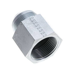 JIC Verloopnippel G1 1/4''-Binnendraad X UN 1-5/8''-12 Buitendraad Staal 140bar