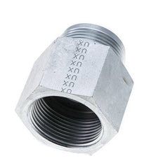 JIC Verloopnippel G1 1/4''-Binnendraad X UN 1-5/8''-12 Buitendraad Staal 140bar