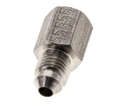 JIC Verloopnippel G1/8'' Binnendraad X UNF 7/16''-20 Buitendraad RVS 310bar