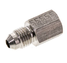 JIC Verloopnippel G1/8'' Binnendraad X UNF 7/16''-20 Buitendraad RVS 310bar