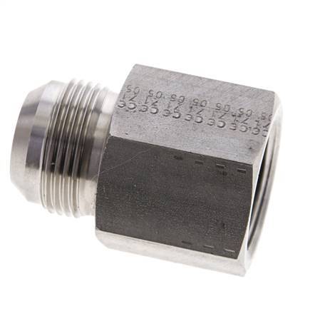 JIC Reducing Nipple UN 1-5/16''-12 Male x 1'' NPT Female Stainless Steel 140bar (1967.0psi)