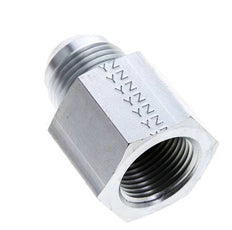 JIC Verloopnippel UN 1-1/16''-12 Buitendraad X 3/4'' NPT Binnendraad Staal 170bar