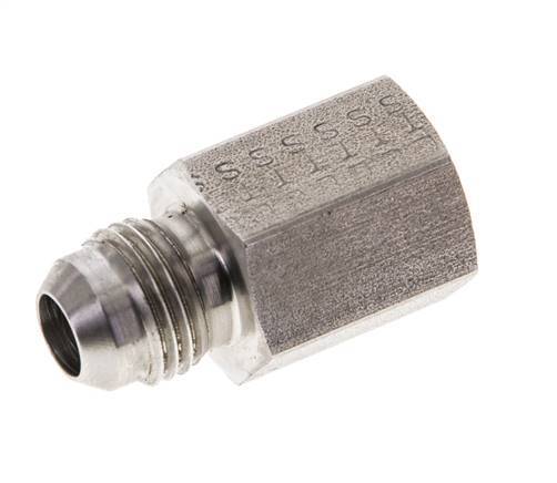 JIC Reducing Nipple UNF 9/16''-18 Male x 1/4'' NPT Female Stainless Steel 275bar (3863.75psi)