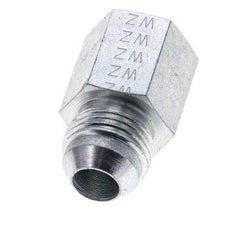 JIC Verloopnippel UNF 3/4''-16 Buitendraad X 3/8'' NPT Binnendraad Staal 210bar