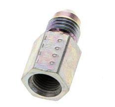 JIC Reducing Nipple UNF 7/16''-20 Male x 1/8'' NPT Female Steel 310bar (4355.5psi) [2 Pieces]