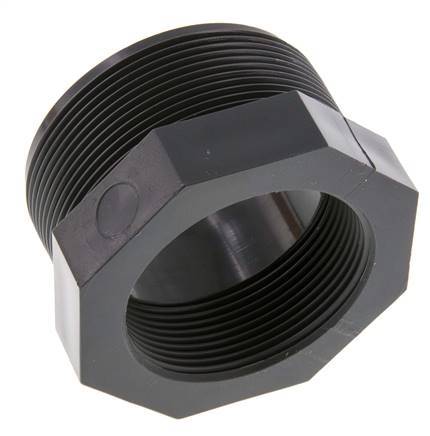 Verloopring Rp2 1/2'' Binnendraad X G2 1/2'' Buitendraad PVC-U 16bar En 1452-3