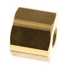 Verloopsok M14 X 1.5 X G3/4'' Messing 16bar 32mm Zeskant