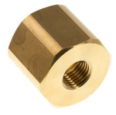 Verloopsok M14 X 1.5 X G3/4'' Messing 16bar 32mm Zeskant