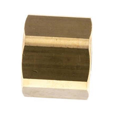 Verloopsok M16 X 1.5 X G3/4'' Messing 16bar 32mm Zeskant