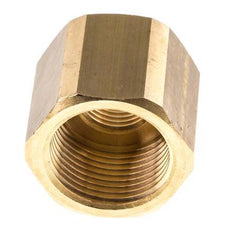 Verloopsok M16 X 1.5 X G3/4'' Messing 16bar 32mm Zeskant