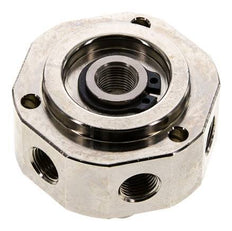 Draaidoorvoer X3/6'' Binnendraad Vernikkeld Messing Fkm 12bar