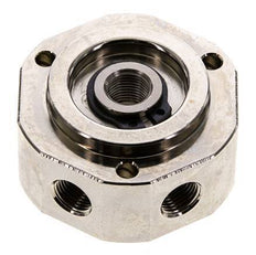 Draaidoorvoer X3/6'' Binnendraad Vernikkeld Messing Fkm 12bar