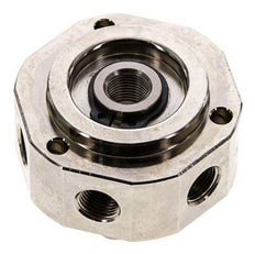 Draaidoorvoer X3/6'' Binnendraad Vernikkeld Messing Fkm 12bar