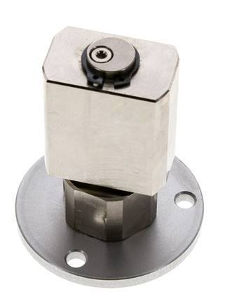 Draaidoorvoer G1/8'' Binnendraad Vernikkeld Messing PUR 12bar Compact