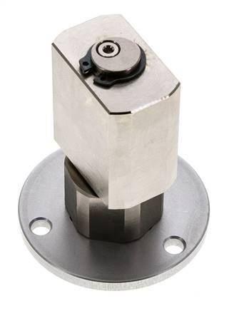 Draaidoorvoer G1/8'' Binnendraad Vernikkeld Messing PUR 12bar Compact