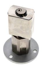 Draaidoorvoer G1/8'' Binnendraad Vernikkeld Messing PUR 0bar Vacuüm