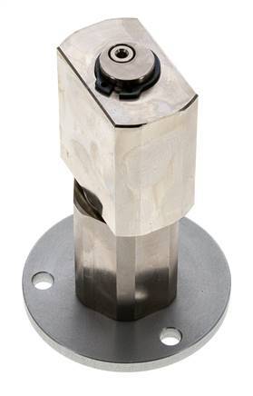 Draaidoorvoer G1/8'' Binnendraad Vernikkeld Messing PUR 0bar Vacuüm