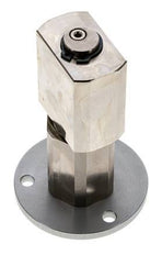 Draaidoorvoer G1/8'' Binnendraad Vernikkeld Messing PUR 0bar Vacuüm