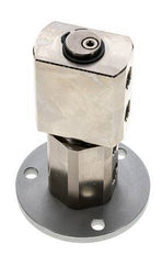 Draaidoorvoer G1/8'' Binnendraad Vernikkeld Messing PUR 0bar Vacuüm