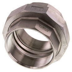 Rechte Aansluiting Rp3 '' Binnendraad RVS Vlakke Afdichting PTFE 16bar