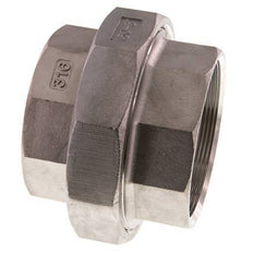 Rechte Aansluiting Rp3 '' Binnendraad RVS Vlakke Afdichting PTFE 16bar