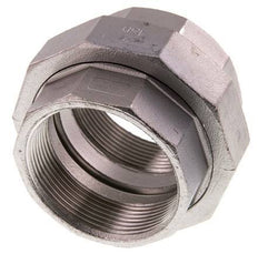 Rechte Koppeling Rp2'' Binnendraad RVS Vlakke Afdichting PTFE 16bar