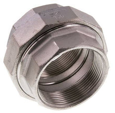 Rechte Koppeling Rp2'' Binnendraad RVS Vlakke Afdichting PTFE 16bar