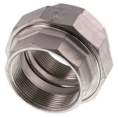 Rechte Koppeling Rp2'' Binnendraad RVS Vlakke Afdichting PTFE 16bar