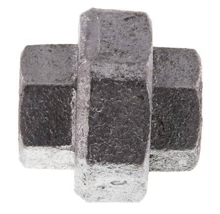 Rechte Aansluiting Rp3/4'' Binnendraad Gietijzer Vlakke Afdichting 25bar