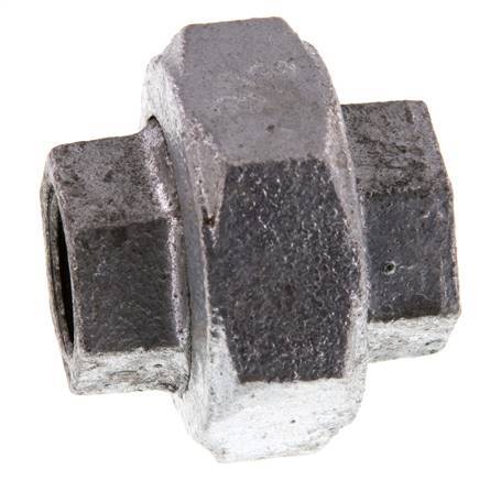 Rechte Koppeling Rp3/8'' Binnendraad Gietijzer Vlakke Afdichting 25bar