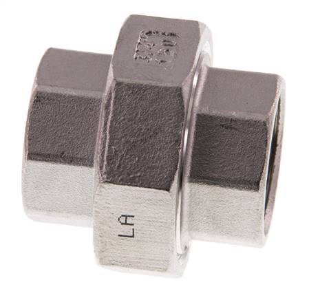 Rechte Koppeling Rp3/4 '' Binnendraad RVS Vlakke Afdichting PTFE 16bar