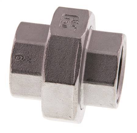 Rechte Koppeling Rp3/4 '' Binnendraad RVS Vlakke Afdichting PTFE 16bar
