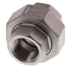 Rechte Koppeling Rp1/2'' Binnendraad RVS Vlakke Afdichting PTFE 16bar