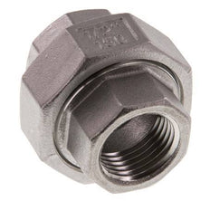 Rechte Koppeling Rp1/2'' Binnendraad RVS Vlakke Afdichting PTFE 16bar